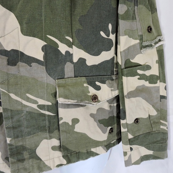 ZADIG & VOLTAIRE ⚜ WOMEN'S GREEN COTTON FASHION JACKET - Picture 2 of 5